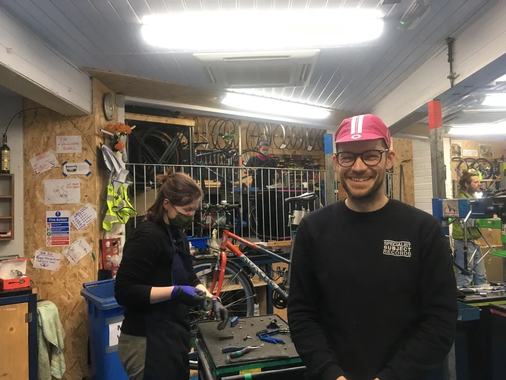 Rob Wall, Bristol Bike Project. TALES OF CARE AND REPAIR, Repair Acts 2019.