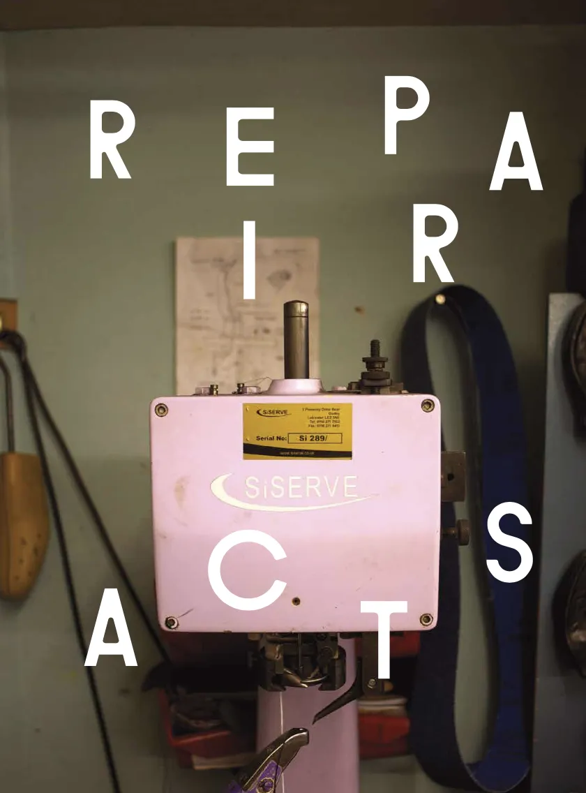 Repair Acts Newspaper, Visible Mending Exhibition, Penryn, Oct 2018.